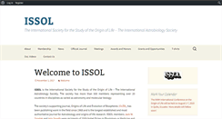 Desktop Screenshot of issol.org